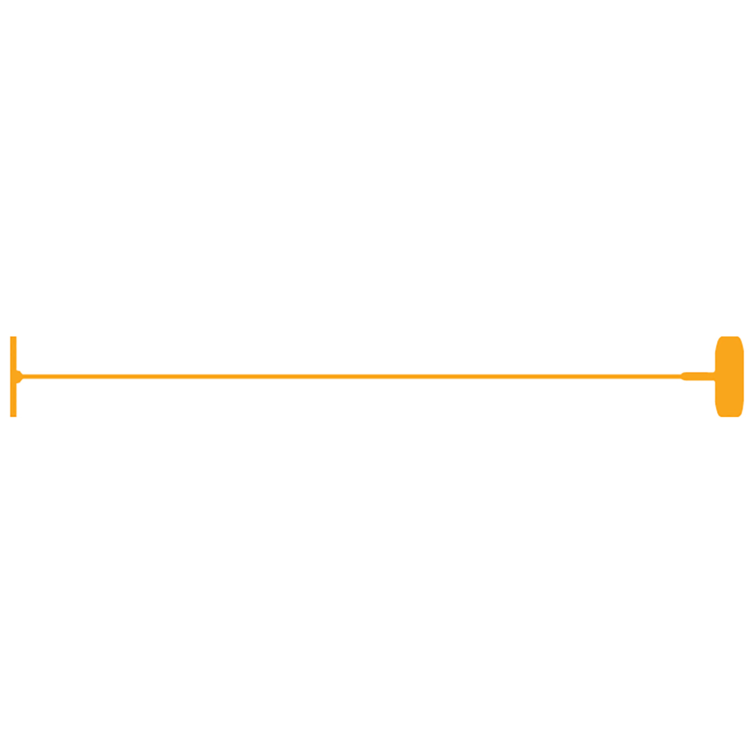 3" Orange Standard Fasteners - TAGS-43028